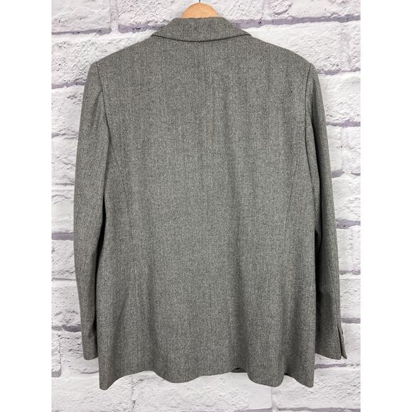 VTG Pendleton Womens 12 Old Money Academia Wool Skirt Jacket Suit Set Gray Tweed - Picture 4 of 15